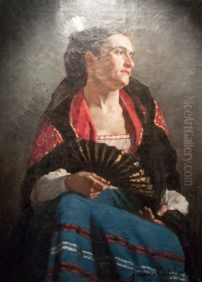 Carmencita Oil Painting by Jenny Nystrom