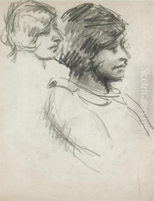 Various Properties
 

 
 
 

 
 Double Portrait Oil Painting by Roderic O'Conor