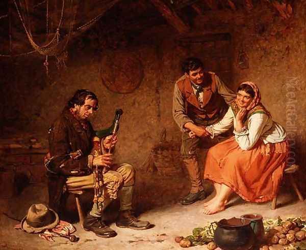 The Overture, 1876 Oil Painting by Edwin Thomas Roberts