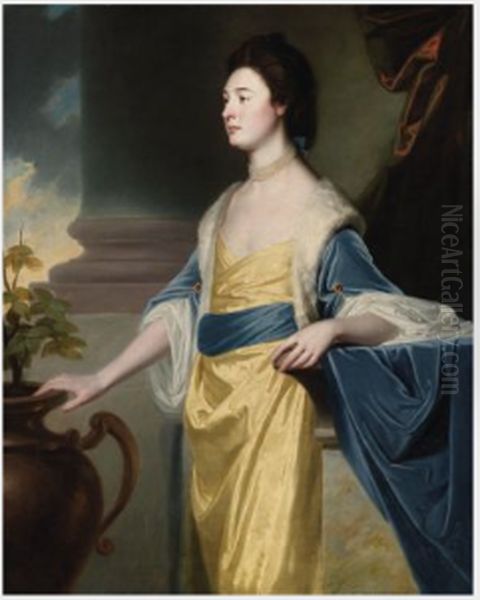 Portrait of a Lady Oil Painting by George Romney