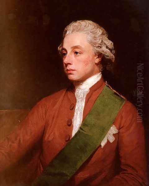 Portrait Of Frederick, 5th Earl Of Carlisle Oil Painting by George Romney