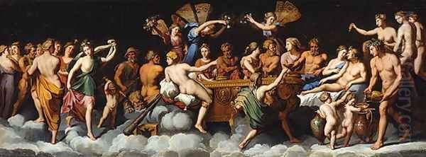 The Banquet of the Gods Oil Painting by Raphael