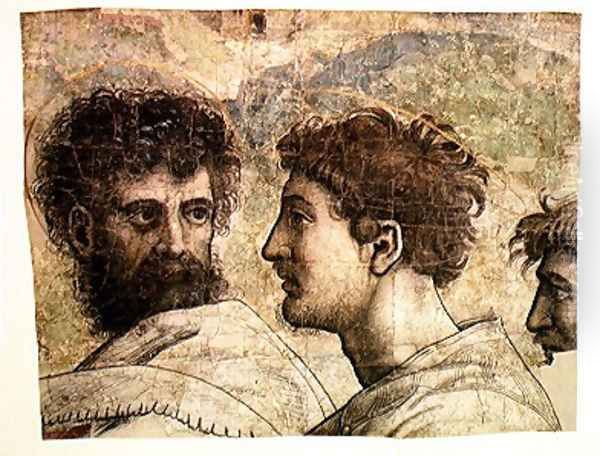 St. Peter Receiving the Keys to Heaven Oil Painting by Raphael