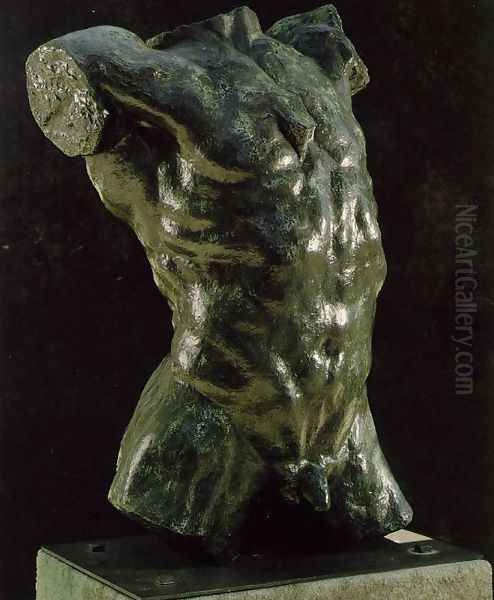 Marsyas Oil Painting by Auguste Rodin