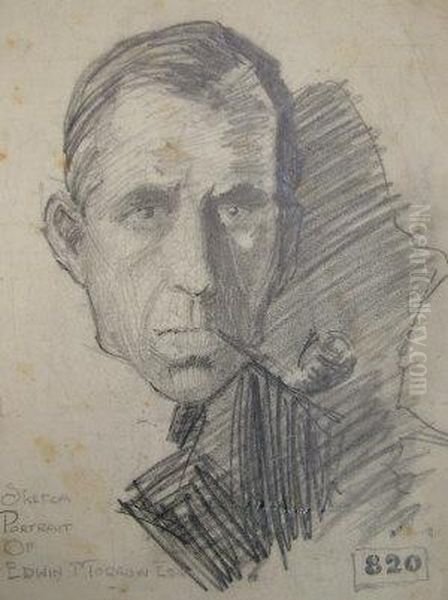 Sketch Portrait Of William
Morrow Esq Oil Painting by Sir William Newenham Montague Orpen