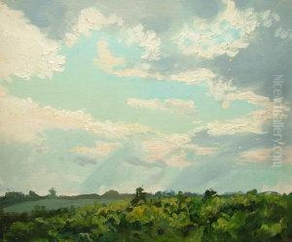 Sky And Landscape Oil Painting by Sir William Newenham Montague Orpen