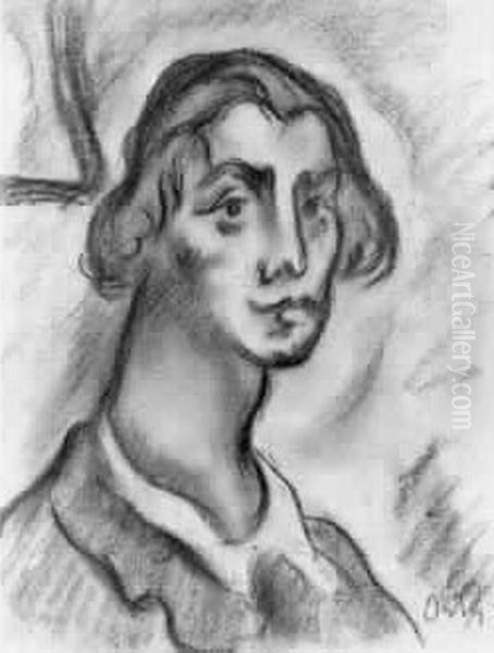 Come - Los Angeles 
 Autoportrait Oil Painting by Manuel Ortiz De Zarate