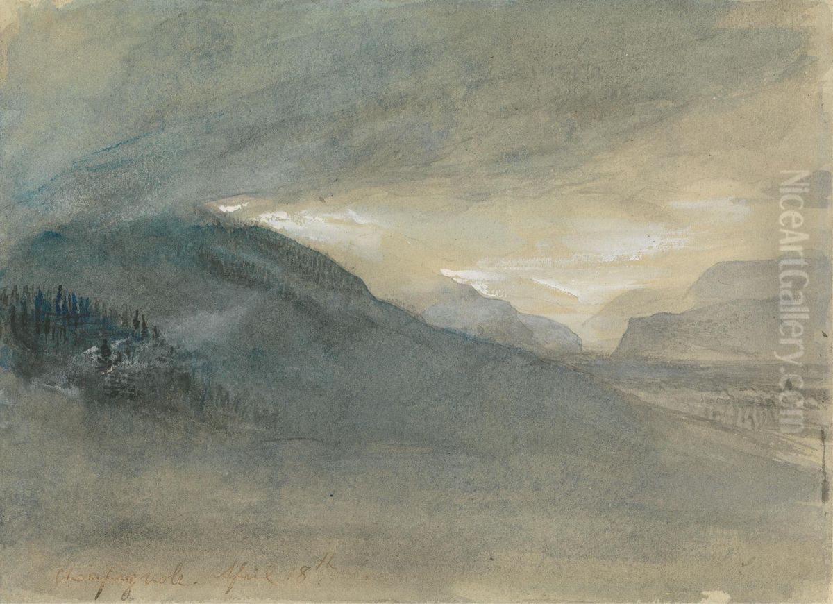 Champagnole Oil Painting by John Ruskin