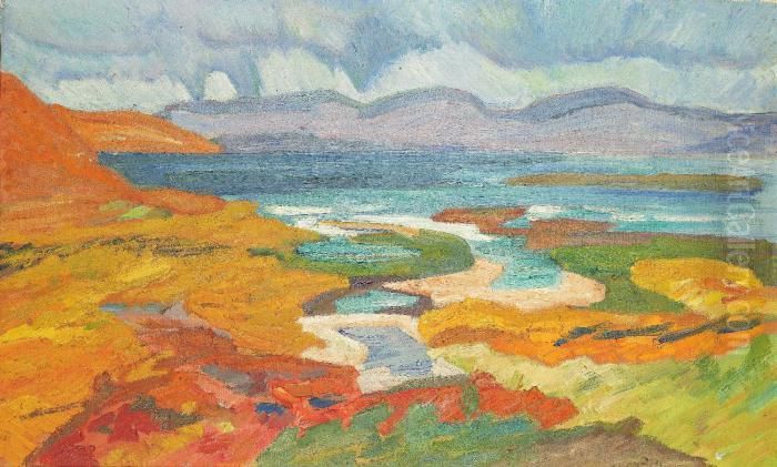 Hostdag Vid Torne Trask Oil Painting by Helmer Osslund