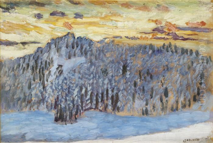 Alvlandskap Oil Painting by Helmer Osslund