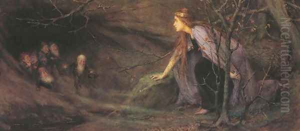 Once upon a Time I Oil Painting by Henry Meynell Rheam