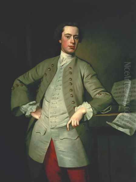 William Finch Oil Painting by Allan Ramsay