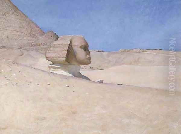 The Sphinx at midday in Summer Oil Painting by Sir William Blake Richmond