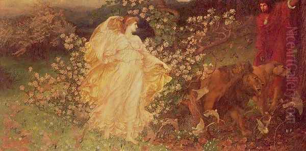 Venus and Anchises Oil Painting by Sir William Blake Richmond