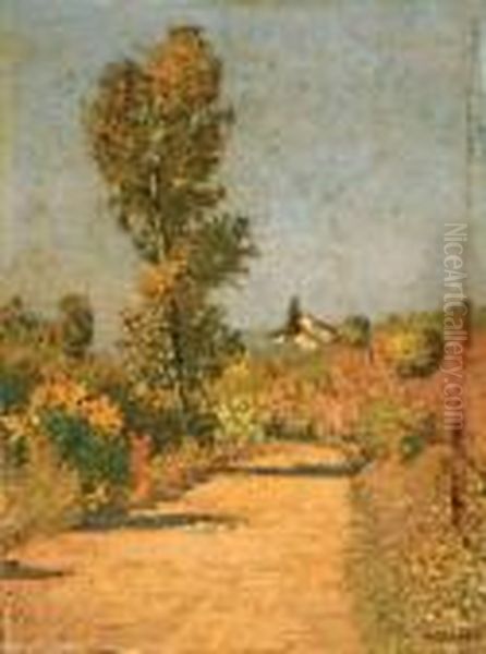 Strada Di Campagna Oil Painting by Carlo Passigli