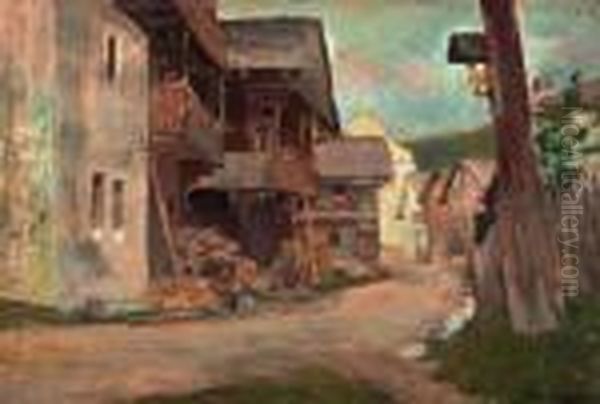 Baite Oil Painting by Carlo Passigli