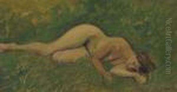 Nudo Oil Painting by Carlo Passigli