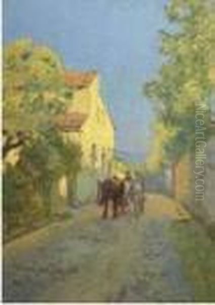 Strada Presso San Domenico Oil Painting by Carlo Passigli