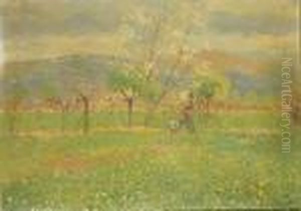 First Bloom Oil Painting by Carlo Passigli