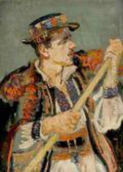 Flisak Oil Painting by Fryderyk Pautsch