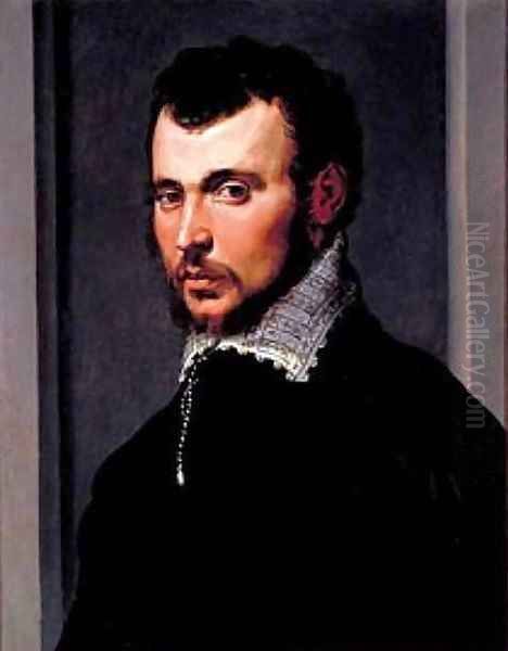 Portrait of a Man Oil Painting by Francesco de' Rossi