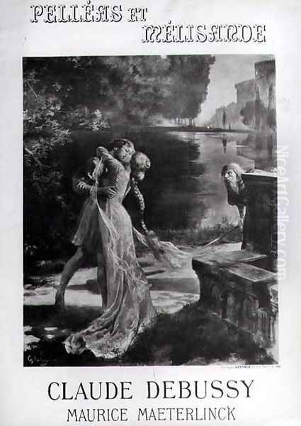 Frontispiece to Pelleas and Melisande, by Claude Debussy 1862-1918 and Maurice Maeterlinck 1862-1949 Oil Painting by Georges Antoine Rochegrosse