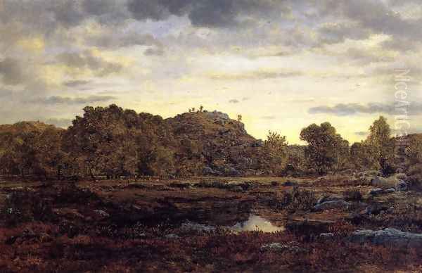 The Gorges d'Apremont at Modday Oil Painting by Theodore Rousseau