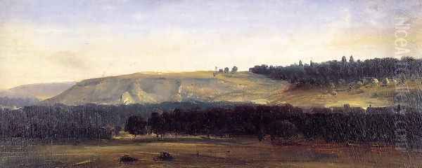 Panoramic Landscape Oil Painting by Theodore Rousseau