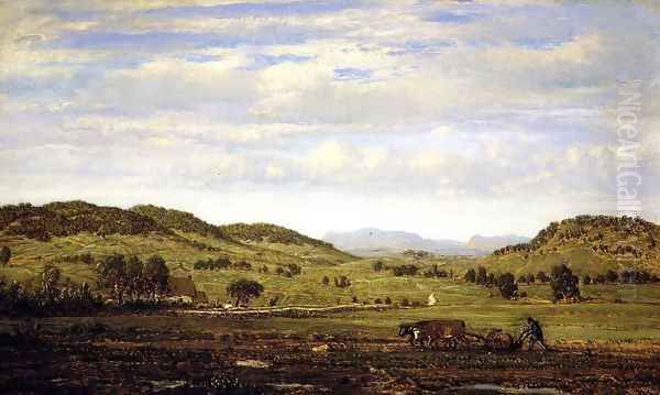 Landscape of Jura, Arbois Oil Painting by Theodore Rousseau