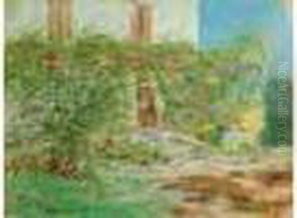 La Maison De
 L'artiste Oil Painting by Auguste Pegurier