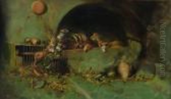 Senza Titolo Oil Painting by Tito Pellicciotti