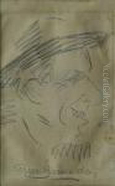 Miguel Hector Escuder Oil Painting by Rafael Perez Barradas