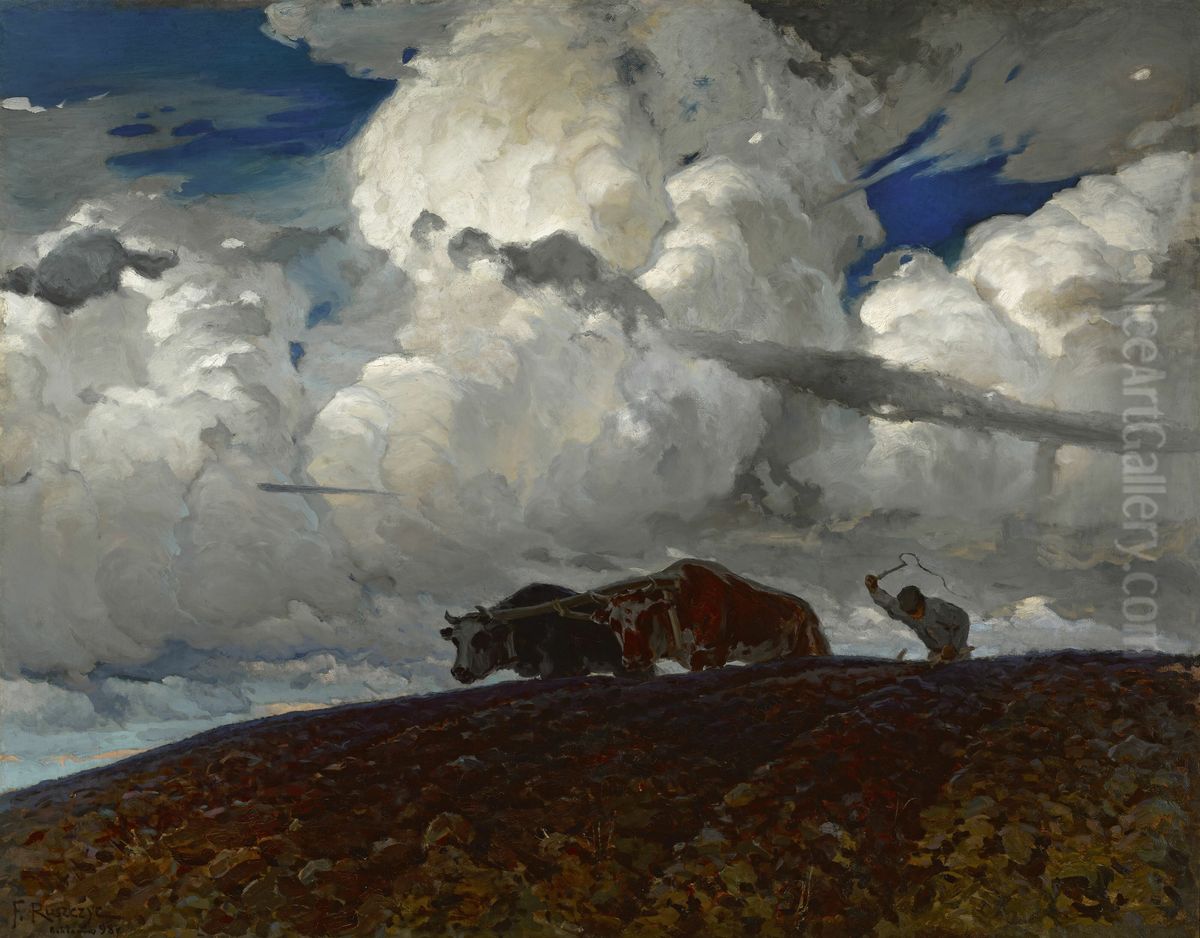 Earth Oil Painting by Ferdynand Ruszczyc