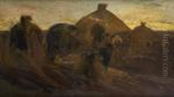 Laboureur Oil Painting by Constant Permeke