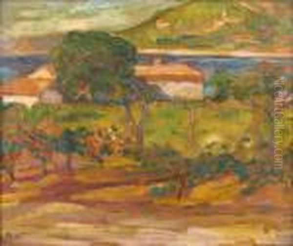 Le Verger Dans Le Midi Oil Painting by Jean Misceslas Peske