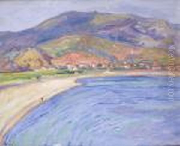 Rivage D'afrique Oil Painting by Jean Misceslas Peske