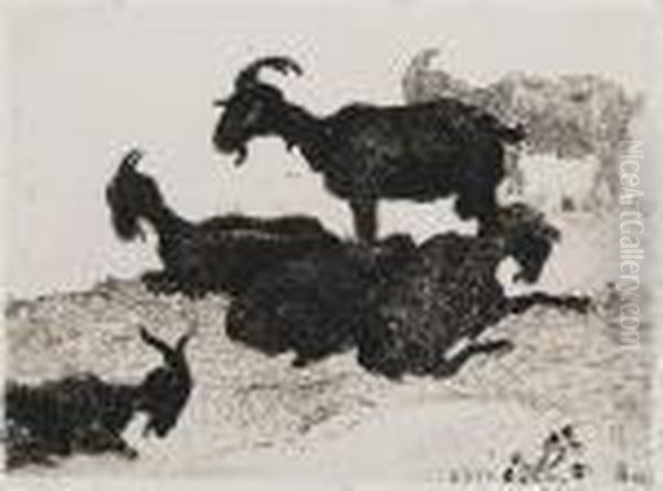 Kozy Oil Painting by Jean Misceslas Peske