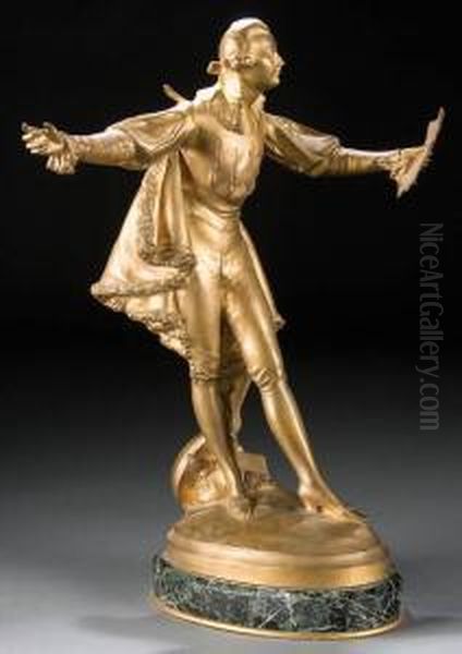 Cassanova Oil Painting by Jean Misceslas Peske