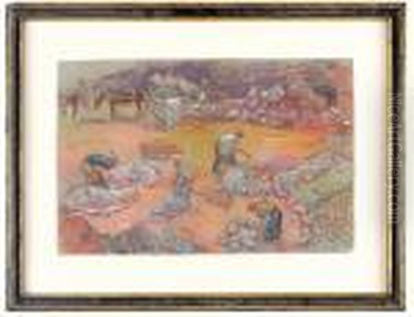 Kamieniarze Oil Painting by Jean Misceslas Peske