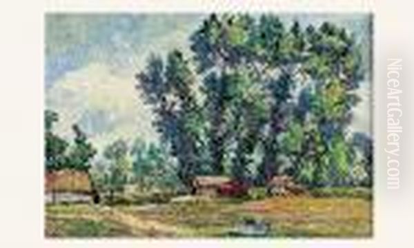 Signee En Bas A Gauche Oil Painting by Jean Misceslas Peske