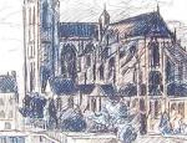 Katedra Oil Painting by Jean Misceslas Peske