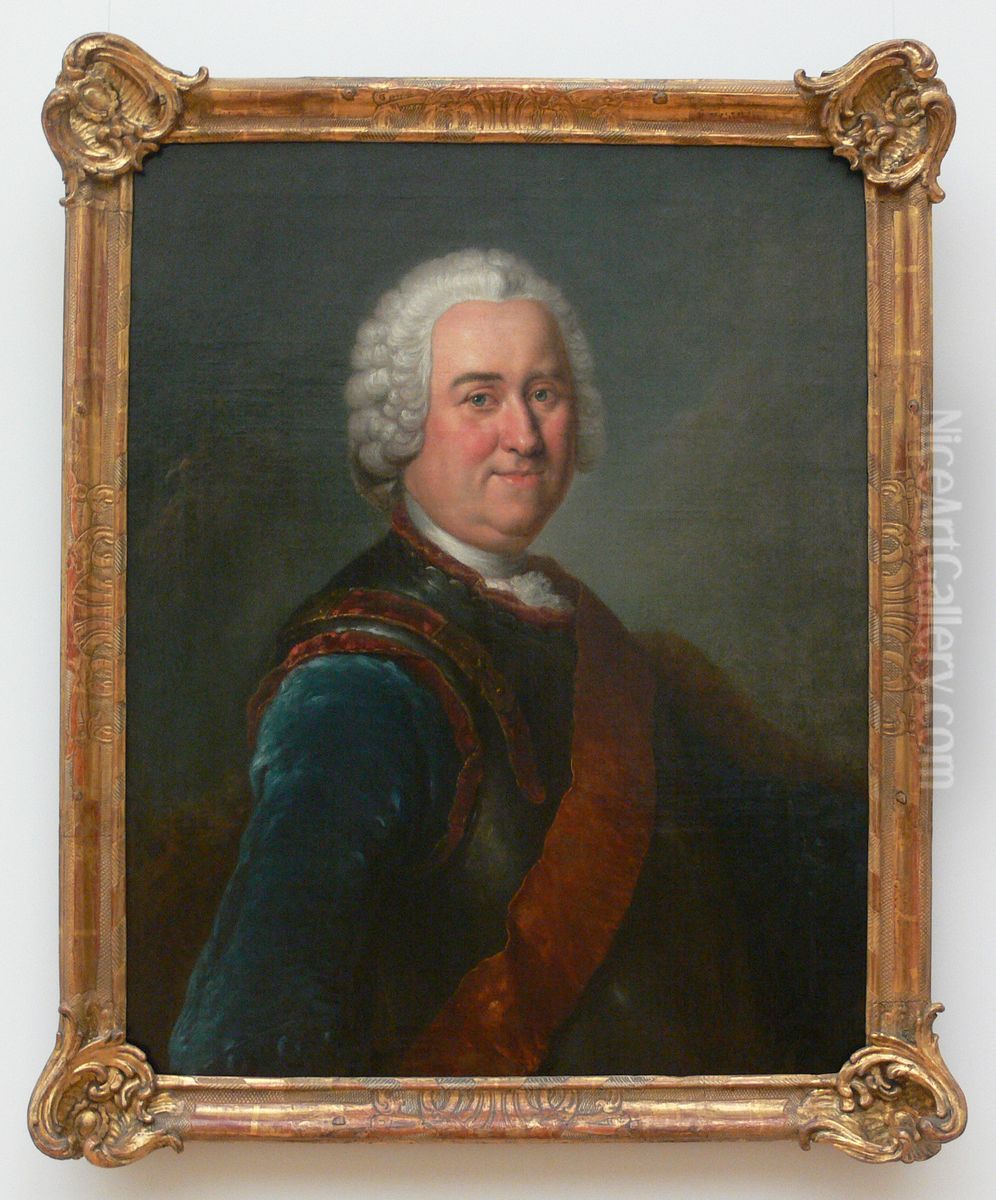 Portrait Of James Francis Edward Keith Oil Painting by Antoine Pesne
