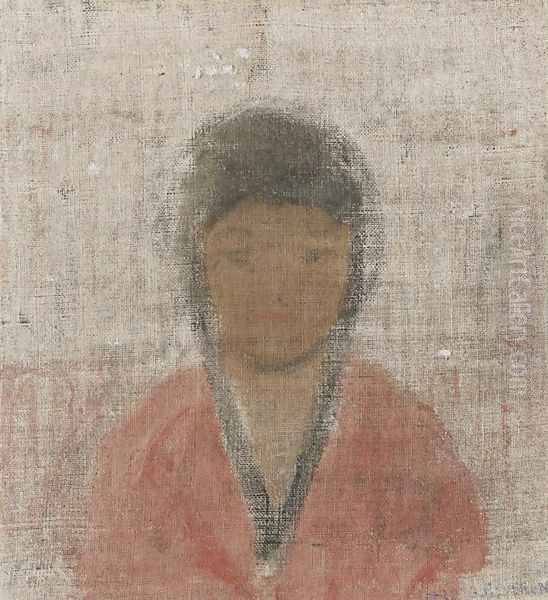 Chinita del Playon Oil Painting by Armando Julio Reveron