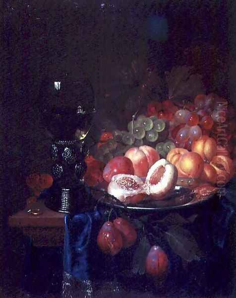 Still Life of Fruit and Shellfish Oil Painting by Pieter de Ring