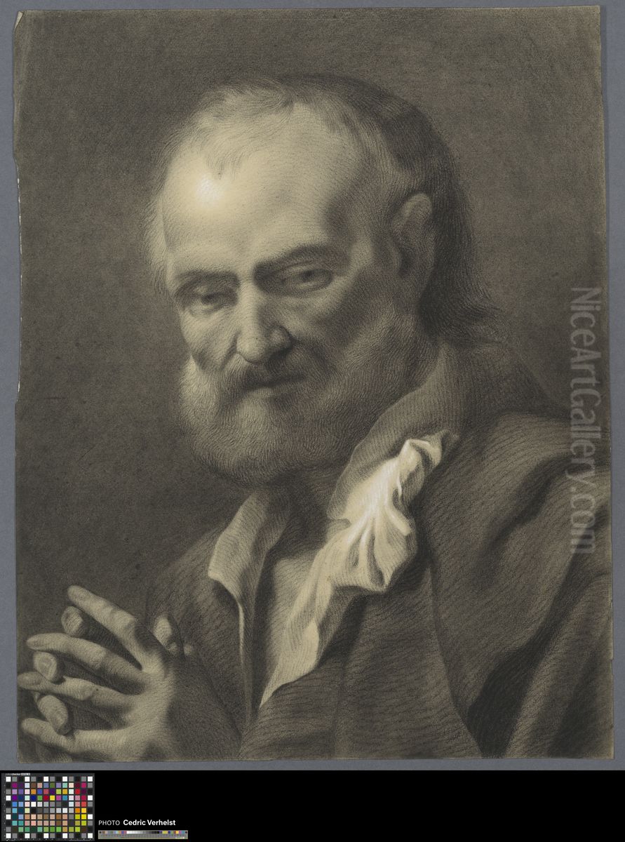 Saint Joseph Oil Painting by Giovanni Battista Piazzetta