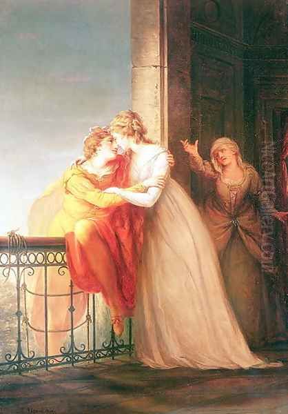Romeo and Juliet Oil Painting by John Francis Rigaud