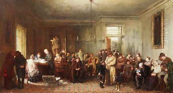 Orr Lairds Coort Day, 1888 Oil Painting by George Ogilvy Reid