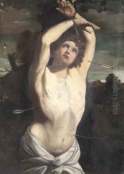Saint Sebastian 2 Oil Painting by Guido Reni