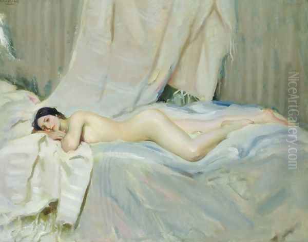 Jeunesse dans la Pleine Lumiere, c.1914 Oil Painting by Julius C. Rolshoven