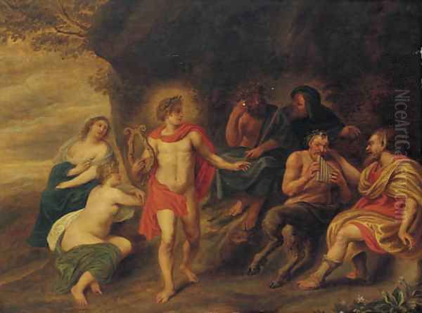 Apollo and Marsyas Oil Painting by (studio of) Rubens, Peter Paul